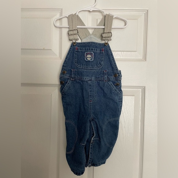Timberland Kids Denim Overalls 6-9 months - Picture 2 of 7